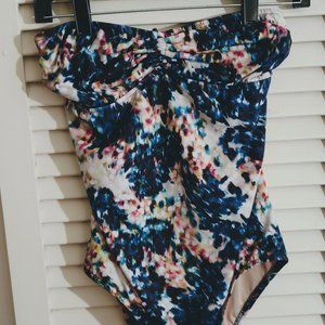 J Crew Women's Bandeau Style One Piece Swimsuit Size 6